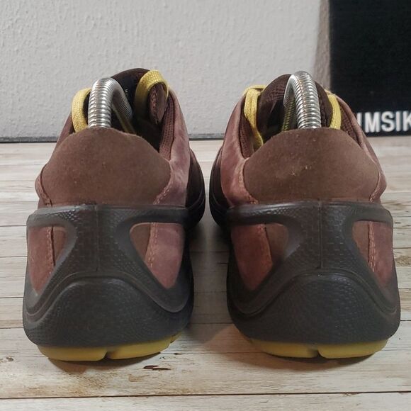 Men’s Ecco Biom Natural Motion Casual Brown Suede Leather Shoes Size Eu 40 US 7½ - Picture 3 of 10